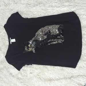 Sequin Cat Shirt